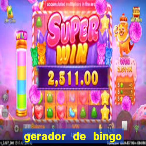 gerador de bingo de palavras